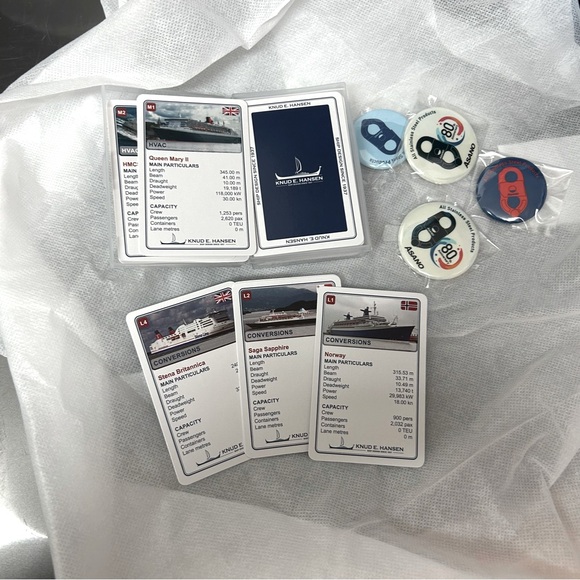 A deck of cards with the  details of various Ships - Very cool neat collection - Picture 1 of 7